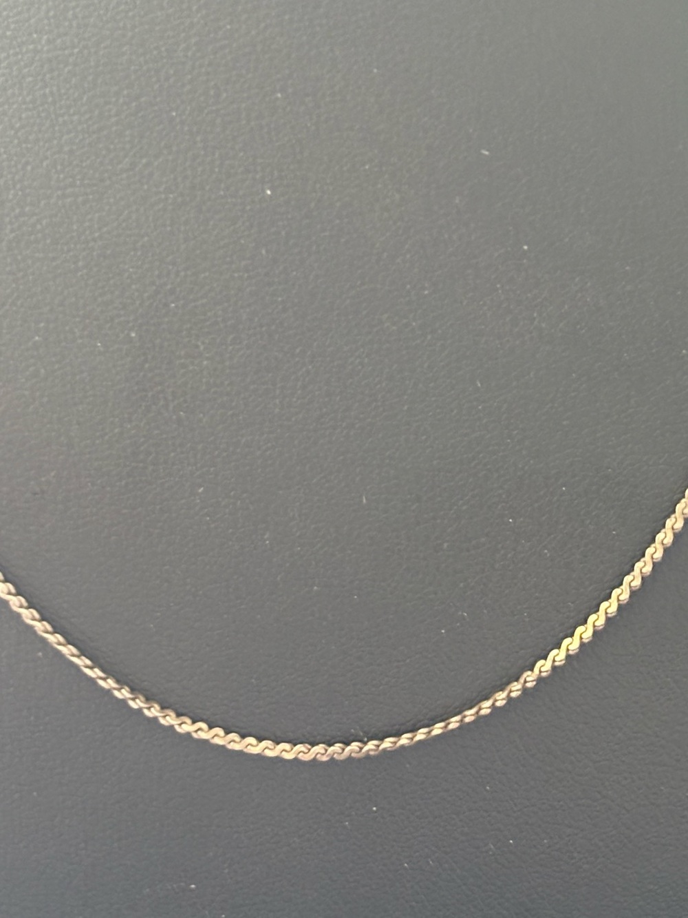 .925 Sterling S LINK CHAIN NECKLACE real solid Silver Fine Jewelry Vntg 19” - Picture 6 of 12
